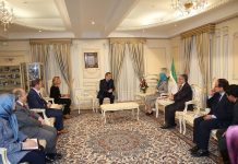 Iran – Rencontre avec Gérard Deprez, membre de la commission du budget du Parlement européen à Auvers-sur-Oise Iran - Rencontre avec Gérard Deprez, vice-président de la commission du budget du parlement européen