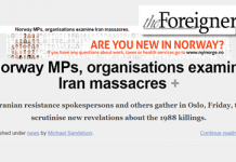 Les députés norvégiens et des organisations examinent les massacres en Iran Les députés norvégiens et des organisations examinent les massacres en Iran