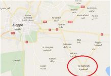 La base de Bahouth au sud-est d’Alep sert de QG de commandement aux pasdaran (iraniens) pour massacrer la population assiégée