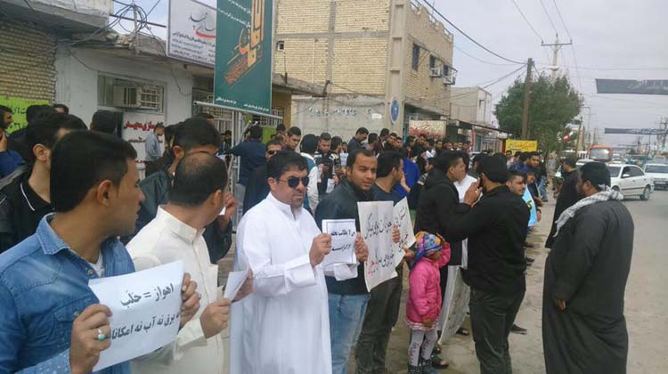 Les manifestations d'Ahvaz en Iran continuent avec des gens qui s'engagent à continuer les rassemblements