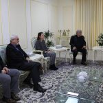 Rencontre de Maryam Radjavi la présidente élue de la Résistance iranienne avec Gilbert Mitterrand à Tirana Rencontre de Maryam Radjavi la présidente élue de la Résistance iranienne avec Gilbert Mitterrand à Tirana
