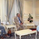 La présidente de la Résistance iranienne, Maryam Radjavi rencontre Gilbert Mitterrand à Auvers-sur-Oise La présidente de la Résistance iranienne, Maryam Radjavi rencontre avec Gilbert Mitterrand à Auvers-sur-Oise