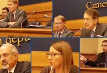 Au Parlement italien : pour une politique décisive contre la dictature en Iran Conférence tenue au Parlement italien : La nécessité d'une politique décisive contre la dictature des mollahs en Iran
