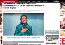Rassemblement de dissidents iranien en France pour la chute de la théocratie iranienne