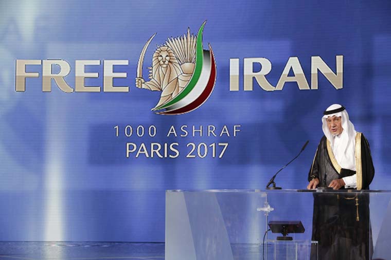 Vos efforts contre le régime iranien sont légitimes, j’espère que vous atteindrez votre objectif (Prince Turki Al Fayçal)