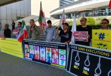 Vienne : Manifestation des Iraniens pour soutenir des sanctions tous azimuts contre le régime de Téhéran Vienne : Manifestation des Iraniens pour soutenir des sanctions tous azimuts contre le régime de Téhéran