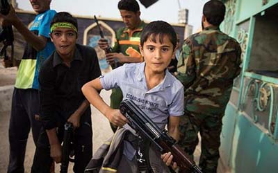 Des milices pro-régime iranien en Irak entrainent des enfants pour la guerre