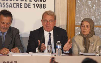 Le gouvernement français et l'UE devraient exiger une enquête complète de l'ONU sur le massacre de 1988 (Struan Stevenson)