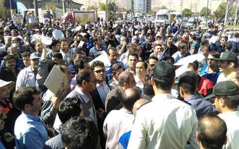 Les syndicalistes condamnent l’attaque des forces spéciales du régime contre les ouvriers en grève en Iran