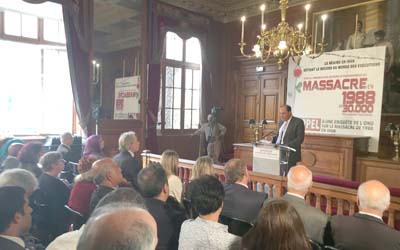 Alejo Vidal Quadras – Le jeudi 31 août 2017, Mairie du 2ème arrondissement de Paris