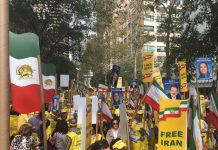 Les Iraniens manifestent à New-York contre la présence de Rohani à l’ONU Les Iraniens manifestent à New-York contre la présence de Rohani à l'ONU