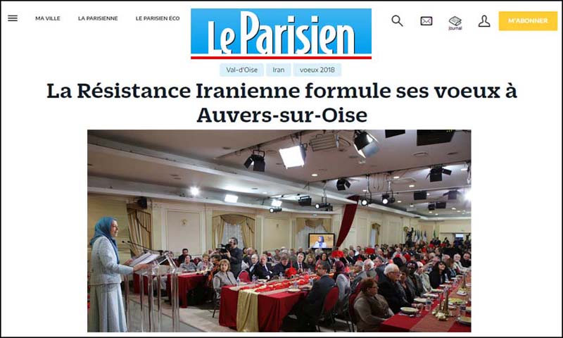 La Résistance Iranienne formule ses voeux à Auvers-sur-Oise