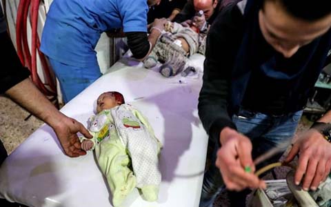 Crimes de guerre et crimes contre l'humanité commis à Ghouta orientale par le régime iranien en violation de la résolution 2401