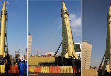 Le régime iranien parade avec des missiles balistiques à capacité nucléaires Le régime iranien parade avec des missiles balistiques à capacité nucléaires