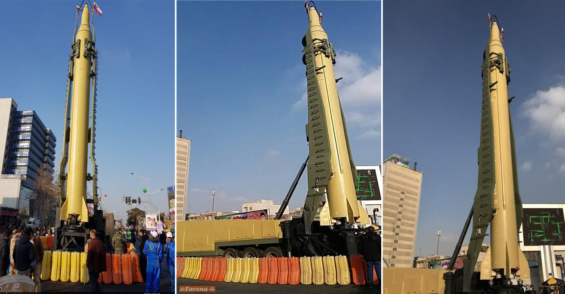 Le régime iranien parade avec des missiles balistiques à capacité nucléaires