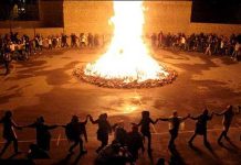 Iran : Un soulèvement conduisant au renversement Iran-fête du feu