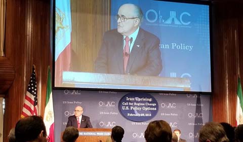M. Giuliani : soutenez les Iraniens et sanctionnez le régime