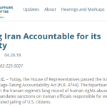 Membres du Congrès : Tenir l’Iran responsable de sa brutalité iran-brutalité-congrés
