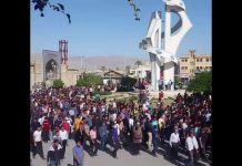 Iran, Kazeroun – La population continue de manifester en masse contre le découpage de la ville