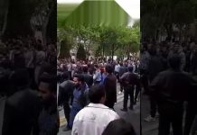 Iran – 12 avril, Ispahan, les agriculteurs: »N’ayez crainte, n’ayez crainte, nous sommes ensembles! »