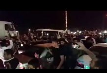 Iran, le 30 mars,Le peuple d’Chiban soutient les manifestations du peuple arabe du Khouzistan