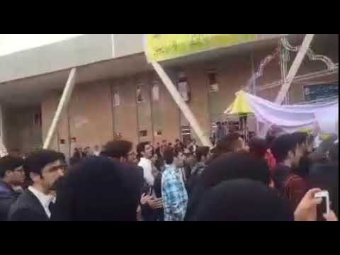 Iran, Démonstration des étudiants de Tabriz, le 6 mai