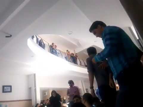 Iran, Kermanchah, protestation des étudiants de la faculté des sciences de l&rsquo;industrie
