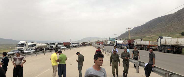 grève  camionneurs Iran