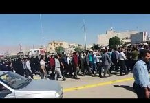Iran,16 mai, Kazeroun : « Notre ennemi est ici-même, c’est un mensonge de dire que c’est l’Amérique »