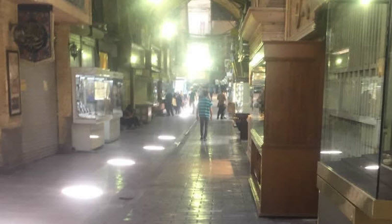 iran grève -bazar  Téhéra