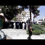 Iran, Téhéran, 19 juin, manifestation les enseignants et des retraités