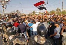 Des manifestants tués lors des manifestations contre le régime iranien en Irak anti iran reime demonstration iraq