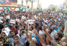 Vidéos / Iran : Soulèvement à Borazjan contre la pénurie d’eau avec le slogan « Mort au dictateur » Iran Borazdjan