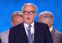 Francois Colcombet au grand rassemblement pour la Résistance iranienne à Villepinte 30 juin 2018