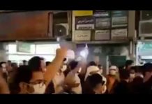 Iran, Ahvaz, 1 juillet, Les gens d’Ahwaz soutiennent les manifestations des habitant Khorramshahr