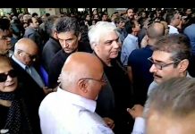 Iran, Funerailles d’Amir Entezam, ancien ministre iranien qui s’est opposé aux mollahs