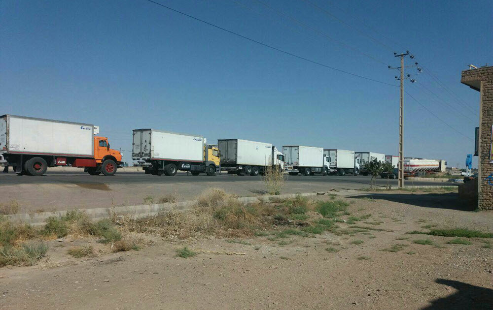 L’élargissement de la grève des routiers à 136 ville d’Iran