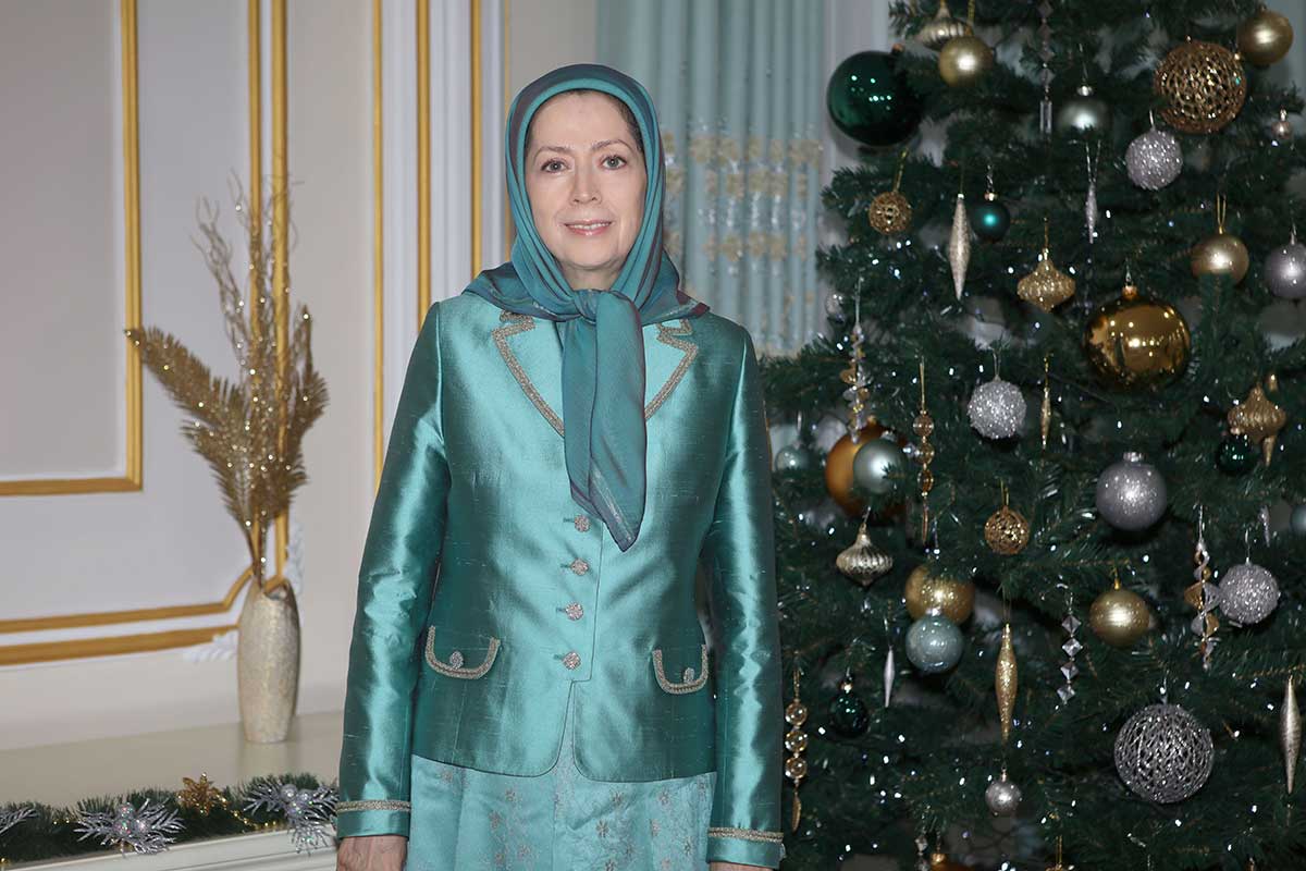 Vœux de Noël et du Nouvel An de Maryam Radjavi