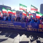 Manifestation à Genève contre les violations des droits humains en Iran Manifestation à Genève contre les violations des droits humains en Iran