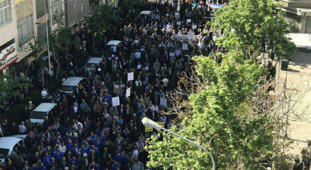 Iran - Manifestation des travailleurs attaquée par les forces répressives, des dizaines de personnes arrêtées