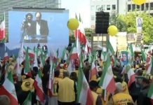 La diaspora a protesté à Bruxelles contre le régime iranien Des centaines de manifestants ont protesté à Bruxelles contre le régime iranien