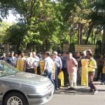 Les chauffeurs de bus de Téhéran protestent contre les nouveaux péages routiers Les chauffeurs de bus de Téhéran protestent contre les nouveaux péages routiers