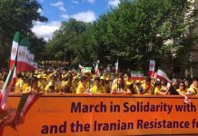 Manifestation impressionnante de la diaspora iranienne à Washington Manifestation impressionnante de la diaspora iranienne à Washington