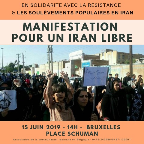 L'opposition iranienne dans les rues de Bruxelles samedi