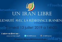 Un Iran libre, solidarité avec la résistance Iranienne