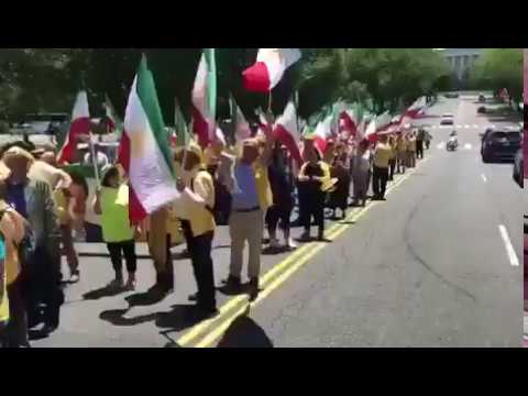 Manifestation à Washington pour un Iran Libre  pour soutenir la Résistance iranienne