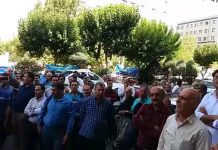 Iran : Des employés des télécommunications rurales manifestent à Téhéran