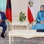 Le président albanais Ilir Meta en visite à Ashraf-3 et rencontre Mme Radjavi Le président albanais Ilir Meta en visite à Ashraf-3 et rencontre Mme Radjavi