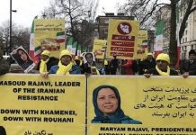 Une manifestation à Londres pour soutenir les manifestations en Iran Une manifestation à Londres pour soutenir les manifestations en Iran