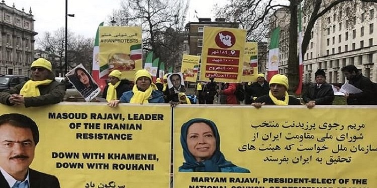 Une manifestation à Londres pour soutenir les manifestations en Iran